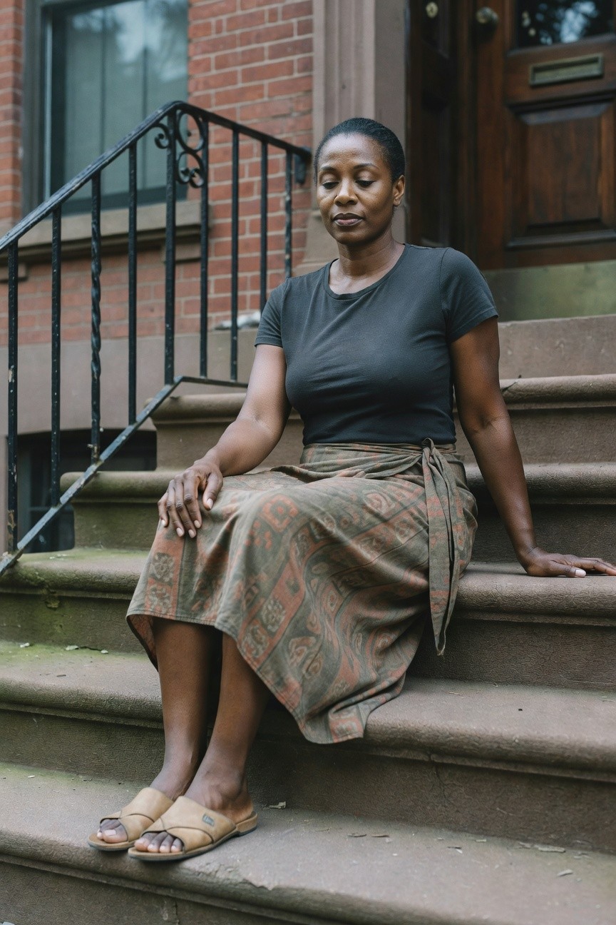 Tee And Wrap Skirt For Picnic Days
