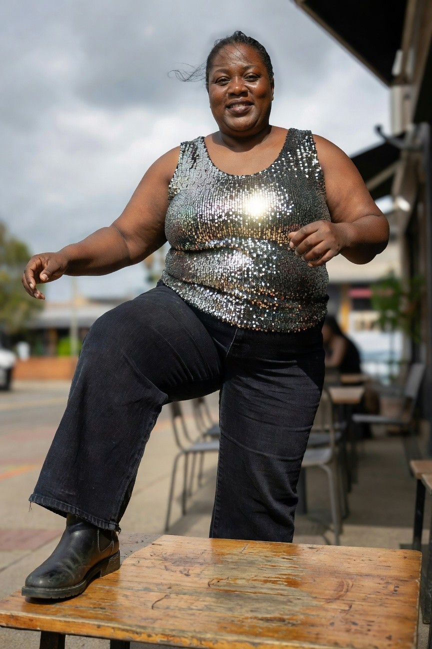 Sequin Tank With Black Jeans