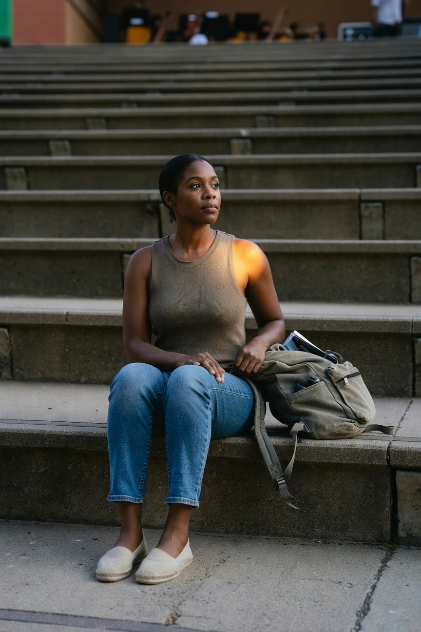 Tank Top Jeans For Easy Concert Comfort