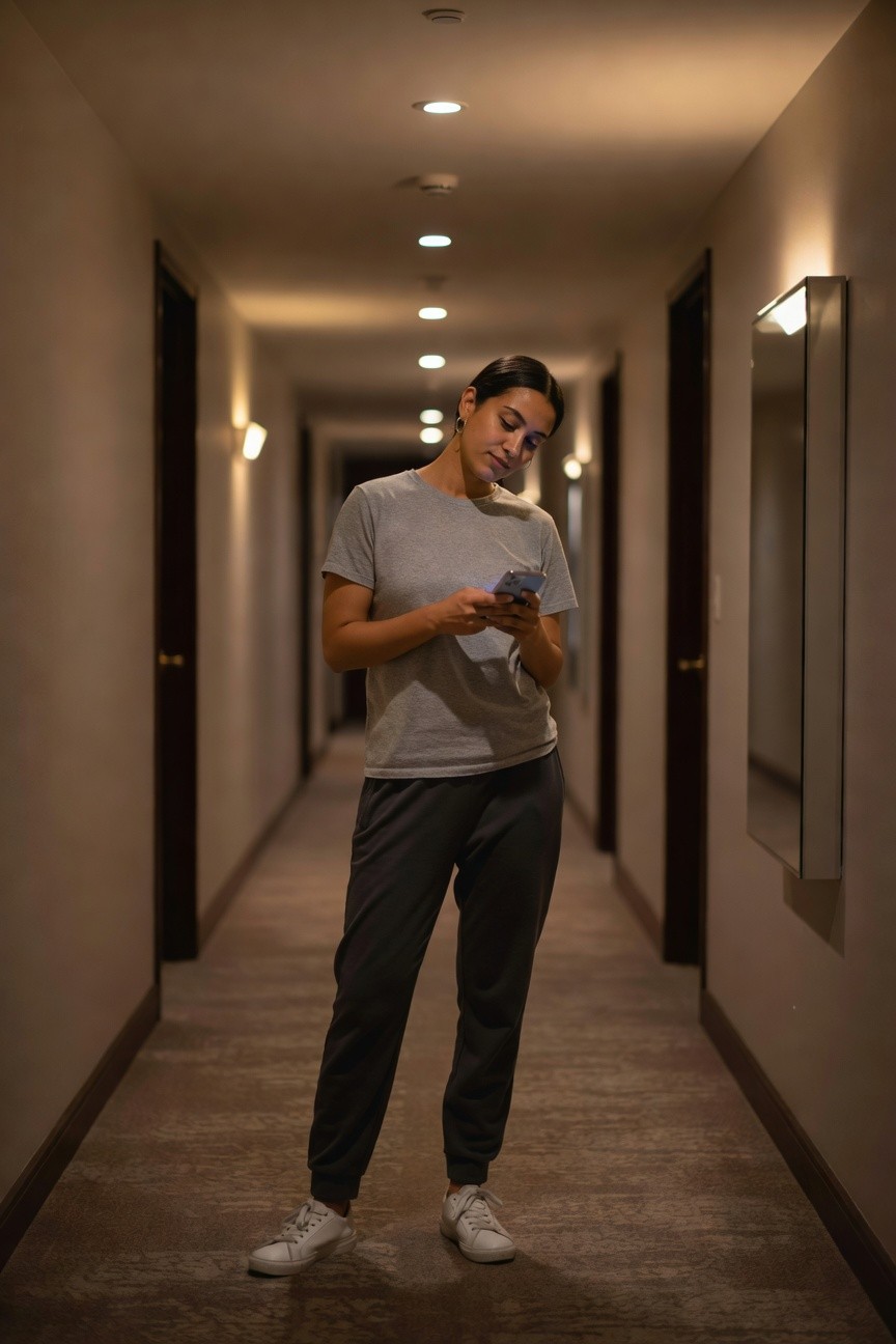 Grey Tee And Jogger Pants Look