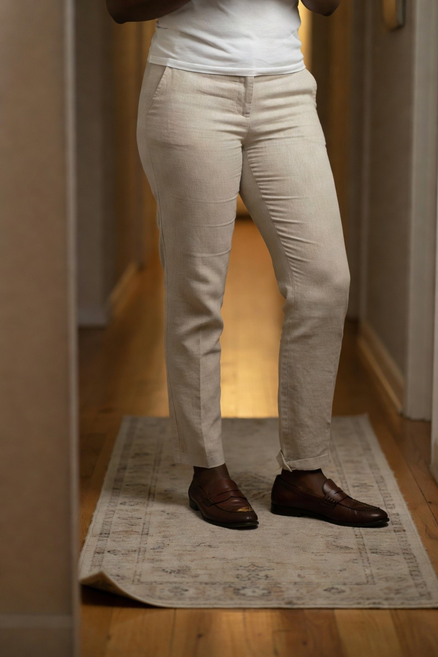 Linen Pants And Loafers