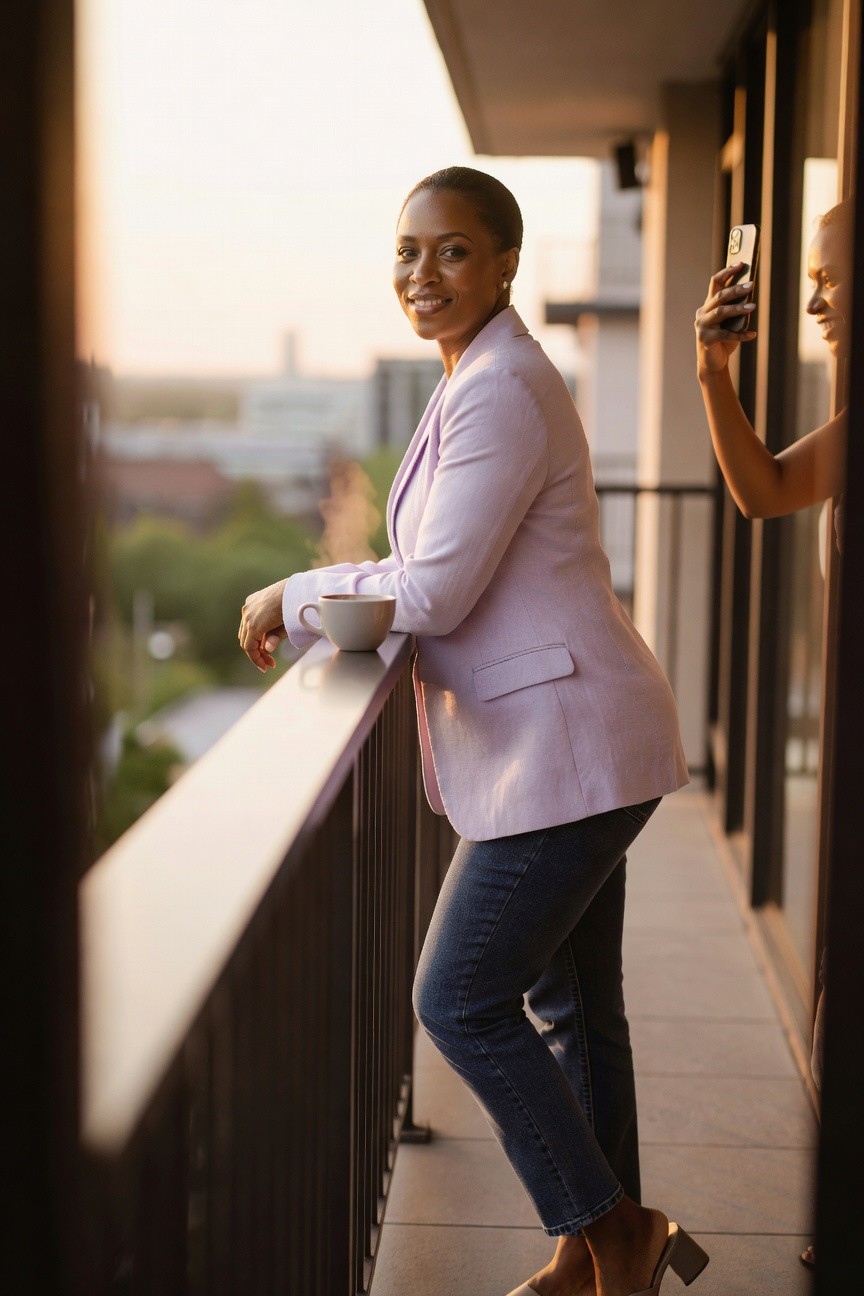 Lavender Blazer With Jeans
