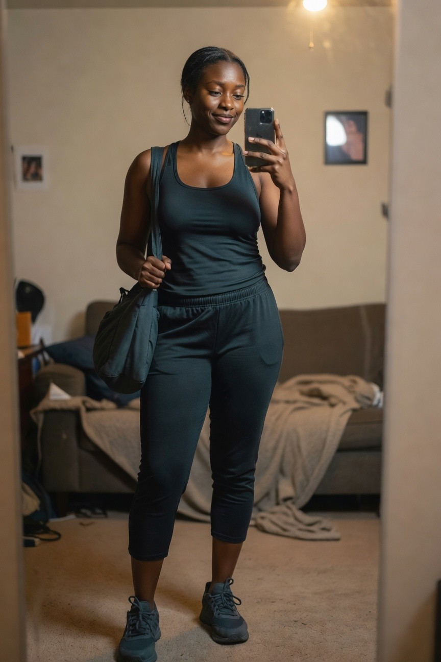 Matching Tank And Capri Set