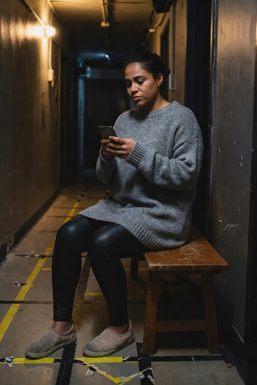 Oversized Sweater Over Black Leggings