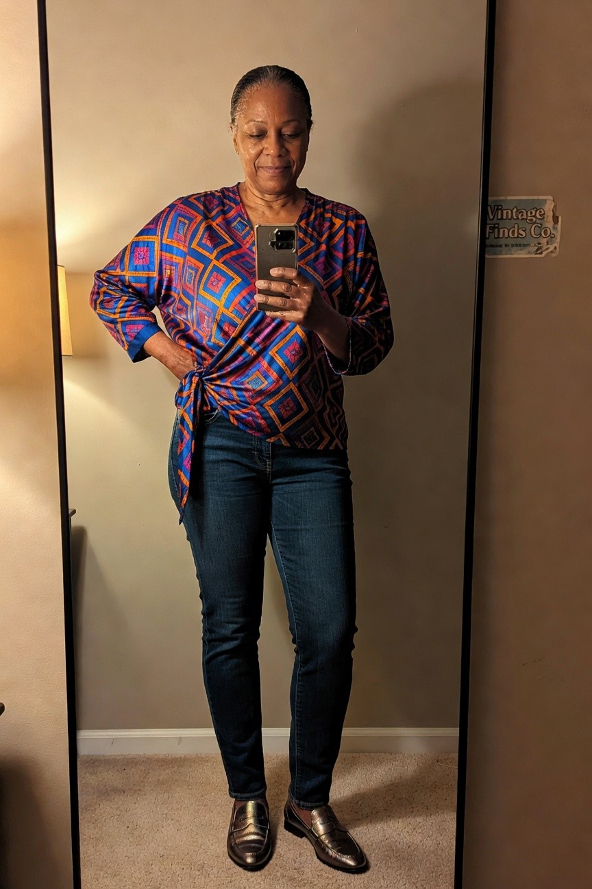Wrap Top With Jeans