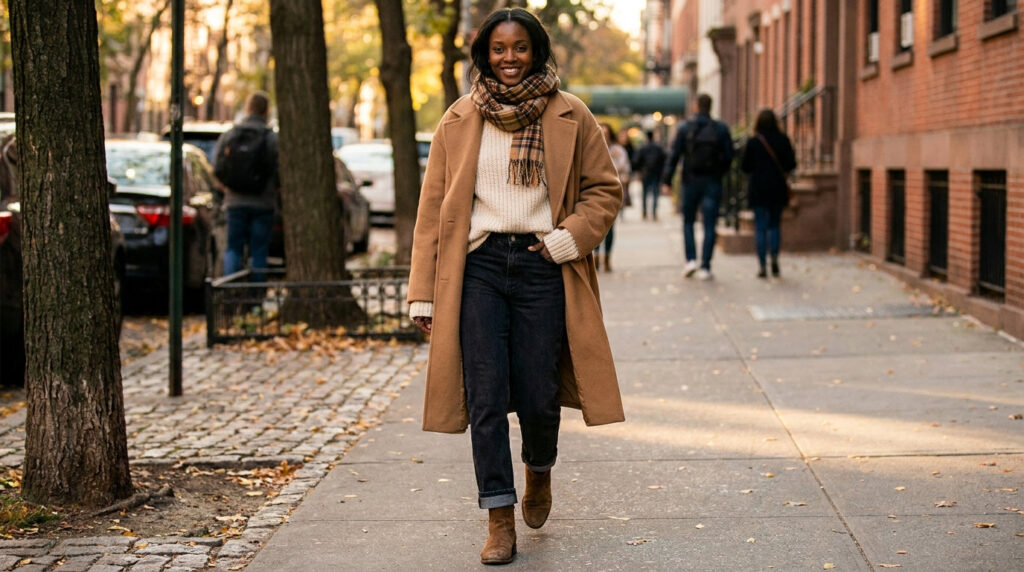 20 Cozy Fall Outfits for Black Women Using Rich Autumn Layers